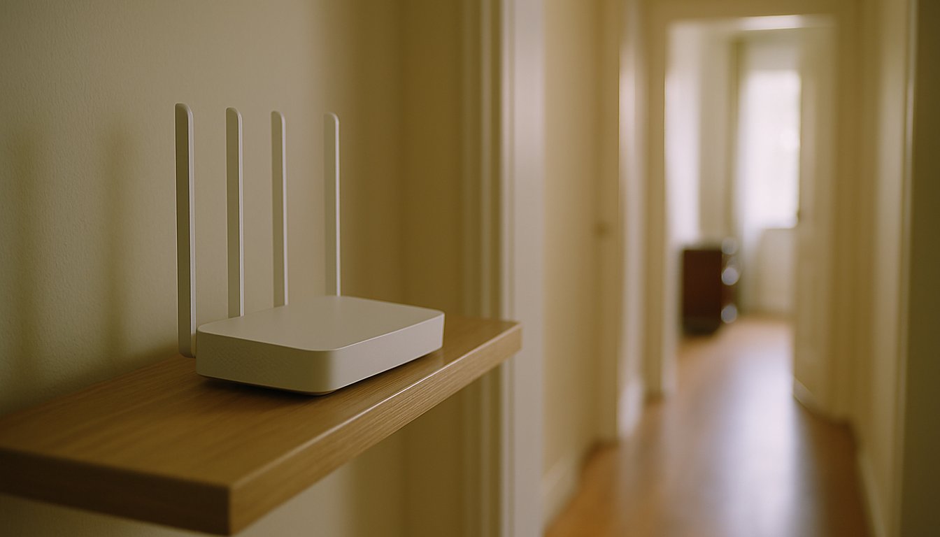 Wi‑Fi dead zone troubleshooting setup (home router in focus)